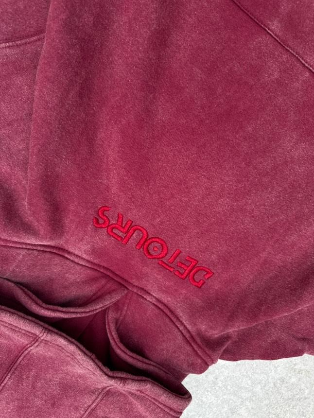 Oxblood hoodies