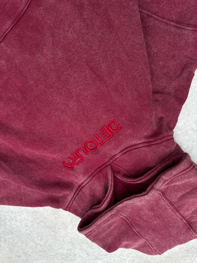 Oxblood hoodies