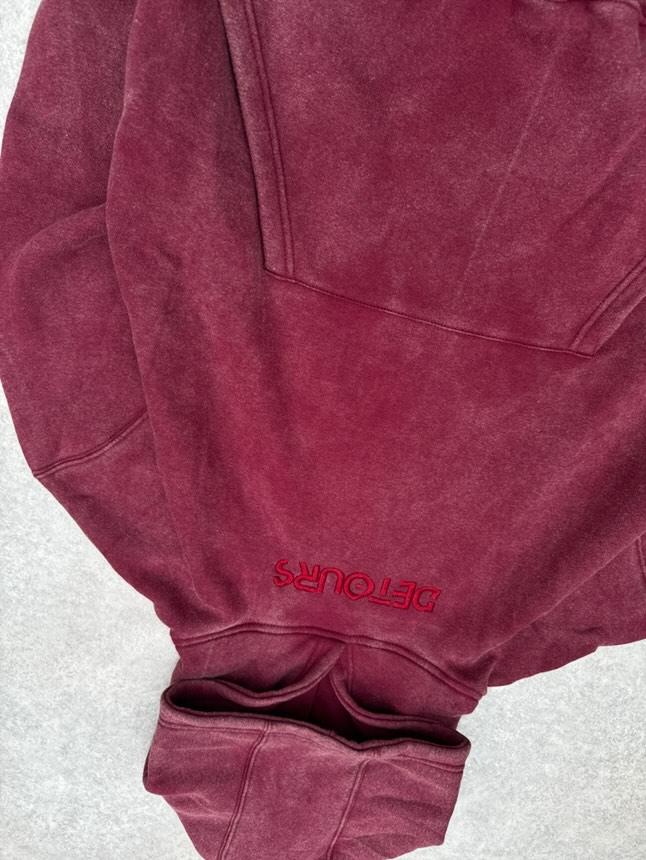 Oxblood hoodies