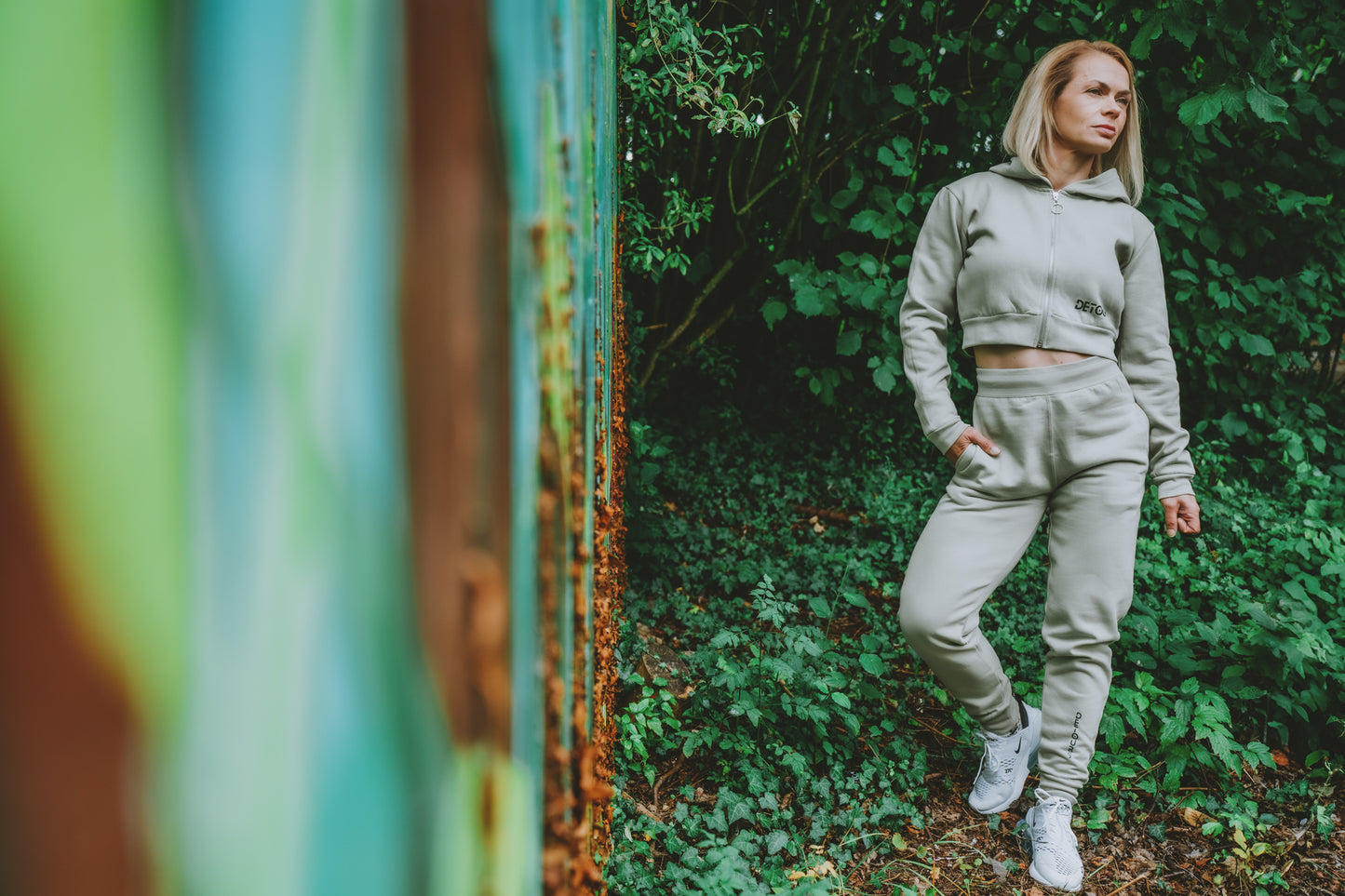Cropped sage active set - Detours London