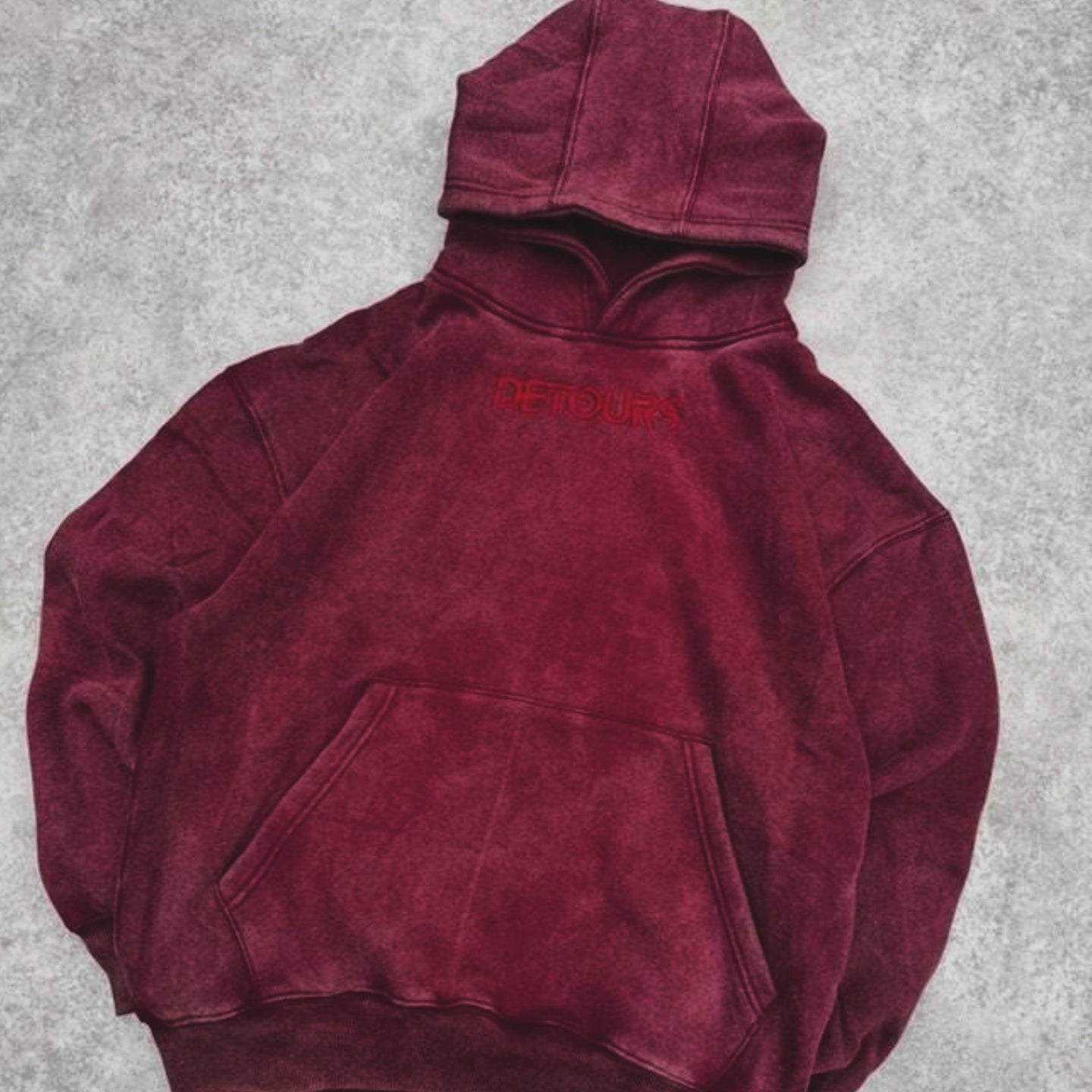 Oxblood hoodies