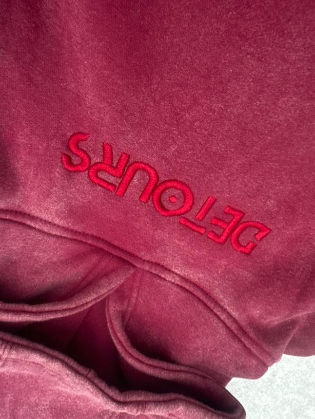 Oxblood hoodies